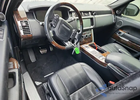 2017 Land Rover Range Rover Supercharged z USA, uszkodzony, nr VIN SALGS2FE9HA330077